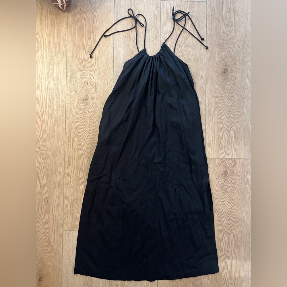 Mango Maxi Linen Dress